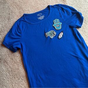 Blue tee by Freeze 🌀 size medium 🌀 EUC!